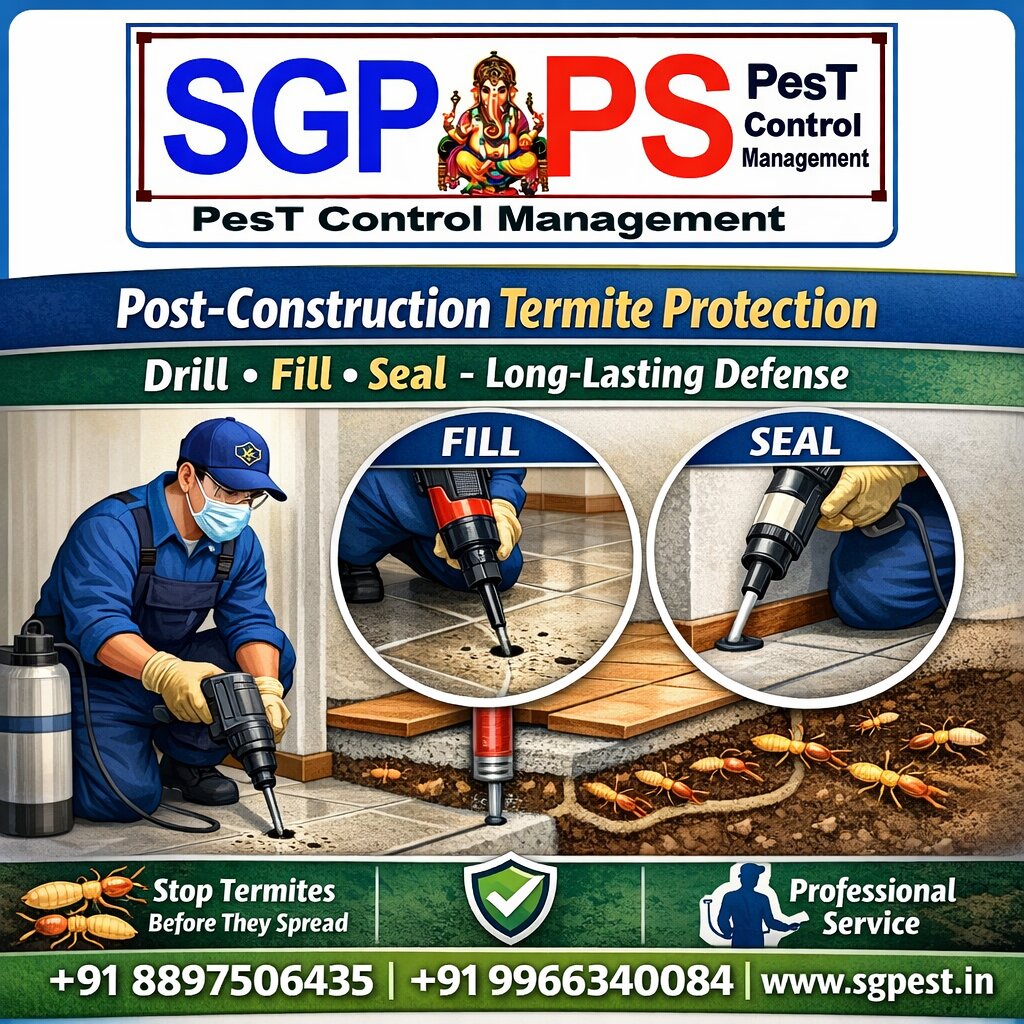 Post-Construction Termite Treatment
